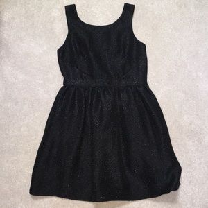 Jack Wills Black Sparkly Dress